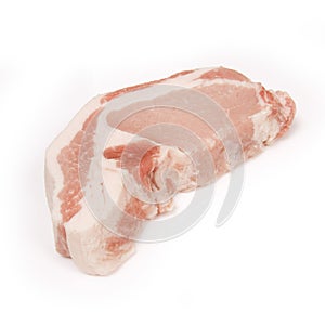 Raw pork chop