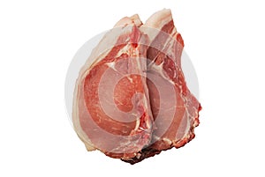 Raw pork chop