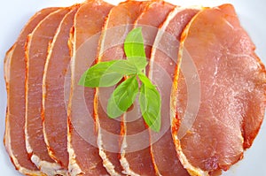 Raw pork chops