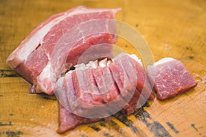 Raw pork