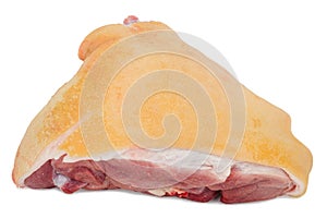 Raw pork ham