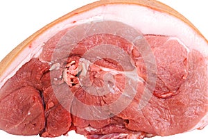 Raw pork ham, pork leg