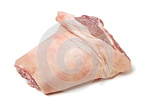 Raw pork leg