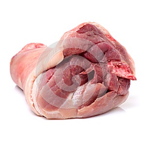 Raw pork leg