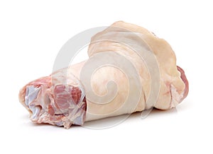 Raw pork leg