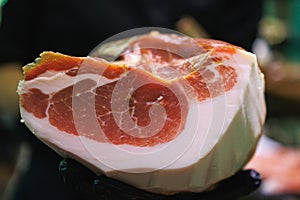 Raw Pork Leg, Italian Prosciutto Ham