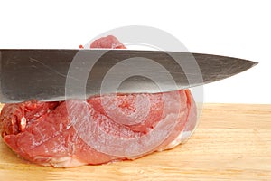 Raw pork meat