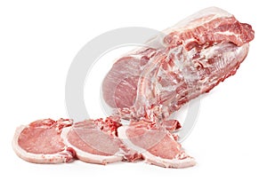 Raw Pork Meat `Lombatine di Suino`