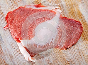 Raw pork meat secreto photo