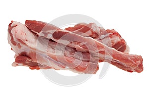 Raw pork ribs - raw meat