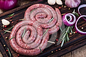 raw pork sausage