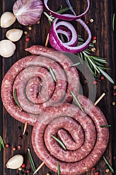 raw pork sausage