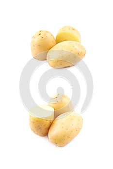 Raw potato composition isolated