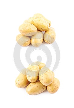 Raw potato composition isolated