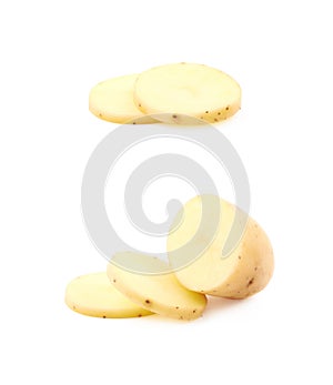 Raw potato composition isolated