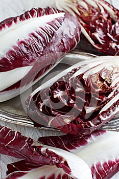 Raw red chicory
