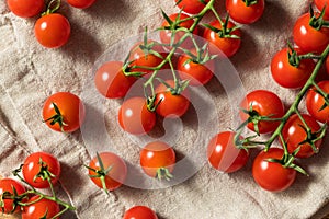 Raw Red Organic Cherry Tomatoes