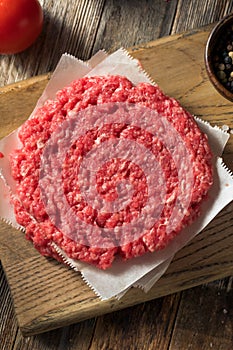 Raw Red Organic Hamuburger Pattys