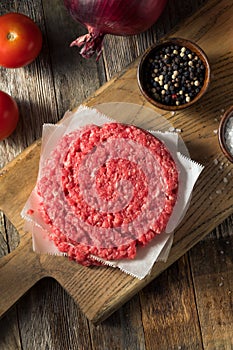 Raw Red Organic Hamuburger Pattys