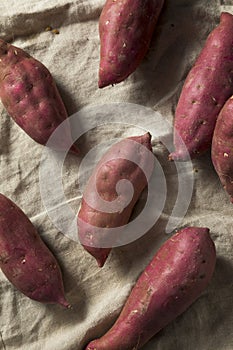 Raw Red Organic Japanese Yams