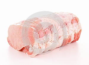 Raw roast pork