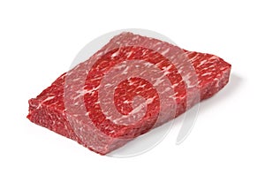 Raw rump steak