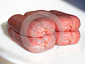 Raw sausages