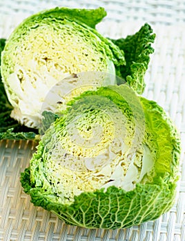 Raw Savoy Cabbage