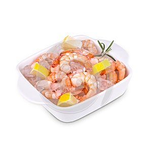 Raw shrimps