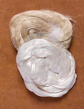 Raw silk