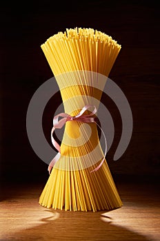 Crudo espaguetis 