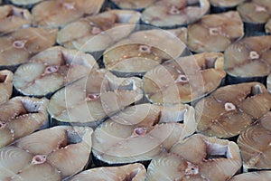 Raw spotted mackerel