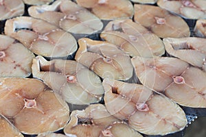 Raw spotted mackerel