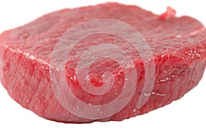 Raw steak