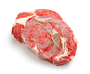 Raw steak
