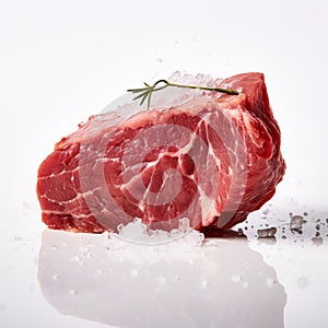 Raw Steak On Salt: High-key Lighting And Innovating Techniques