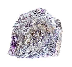 raw Stibnite (Antimonite) ore with Amethyst
