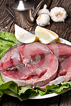 Raw swordfish