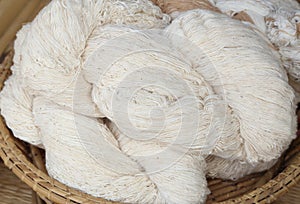 Raw thai cotton thread