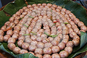 Raw Thai East Sausages