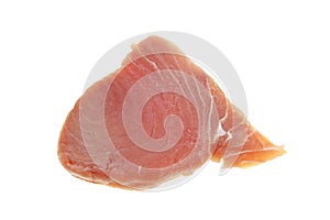 Raw tuna fish steak
