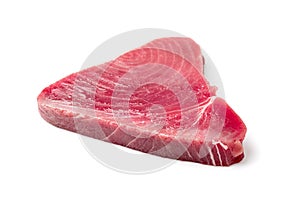 Raw Tuna Steak Isolated