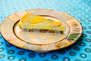 Raw vegan lemon tart