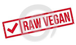 Raw Vegan rubber stamp