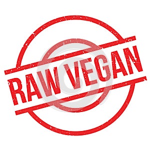 Raw Vegan rubber stamp