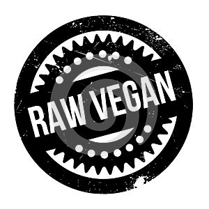 Raw Vegan rubber stamp