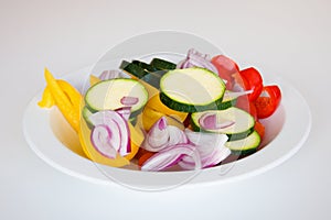 Raw vegetable for grill