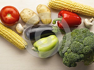 Raw vegetables