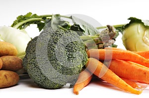 Raw vegetables