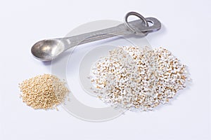 Raw versus cooked amaranth comparison